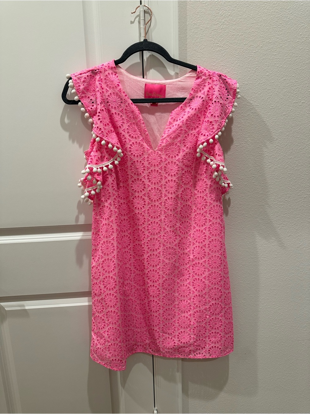 Lilly Pulitzer Pink Label Gold Script Top